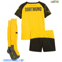 Camisa de time de futebol Borussia Dortmund Replicas 1º Equipamento Infantil 2025-26 Manga Curta (+ Calças curtas)